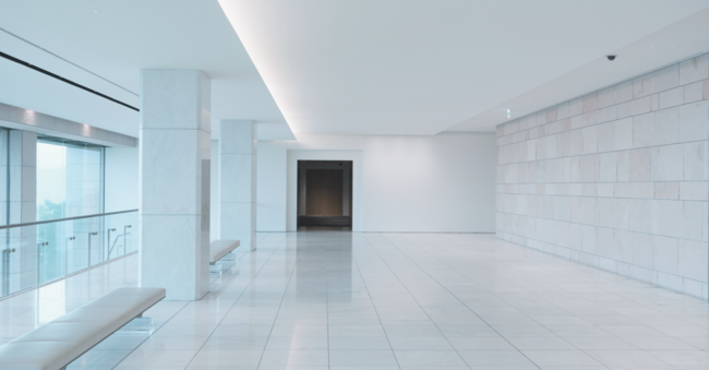 現代美術作家・杉本博司主宰のMOA美術館ロビー 現代美術作家・杉本博司主宰のMOA美術館ロビー