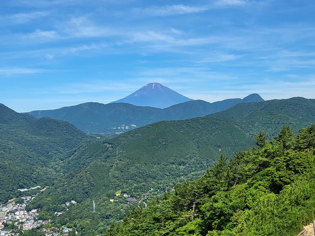 明星ヶ岳山頂からの景色