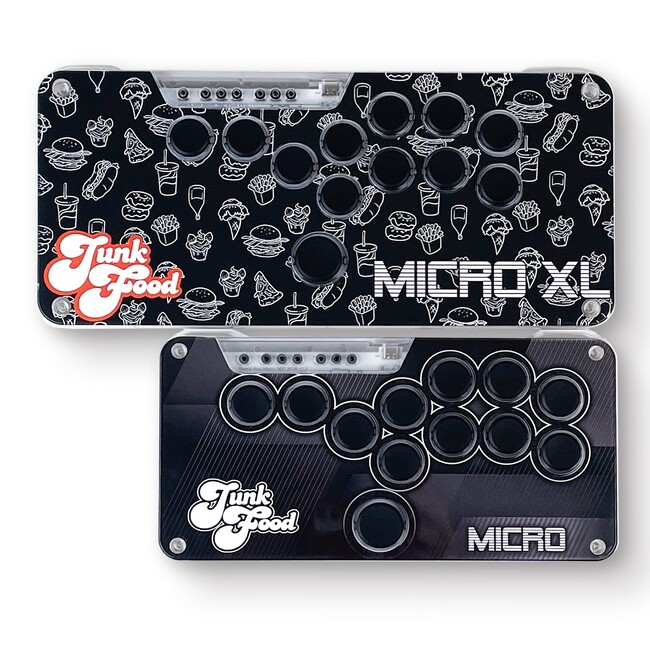 発売中のMICRO（下）と比較してMICRO XL（上）は本体サイズが約1.5倍