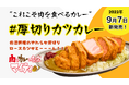 最厚5cm!? 3種類の厚みを選べる「#厚切りカツカレー」新発売!