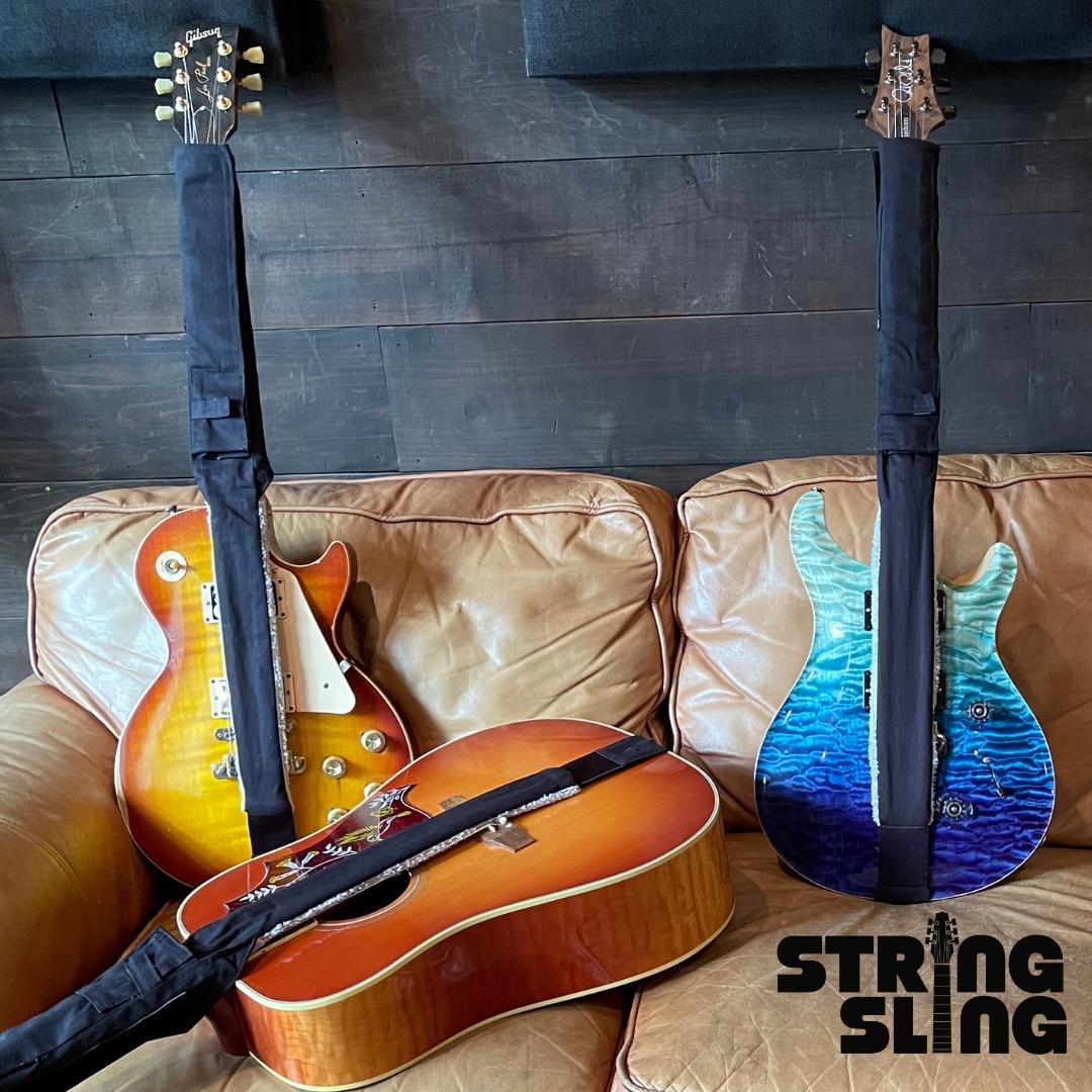 米国発 ギターと演奏者のどちらも守るギターストラップ String Sling ストリング スリング が日本進出 株式会社ワールドコンセプトのプレスリリース