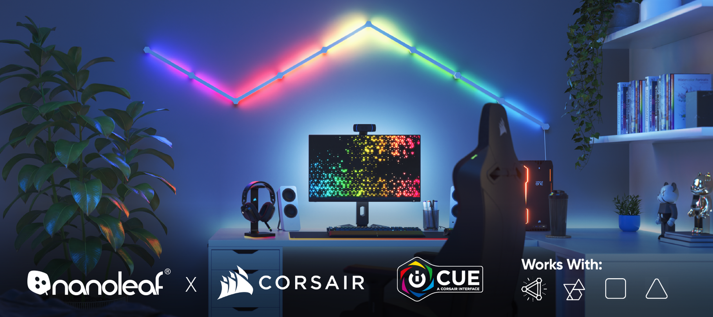 【Nanoleaf × CORSAIR】NanoleafとCORSAIR iCUEの連動開始を記念して、NanoleafがASK★FES ...
