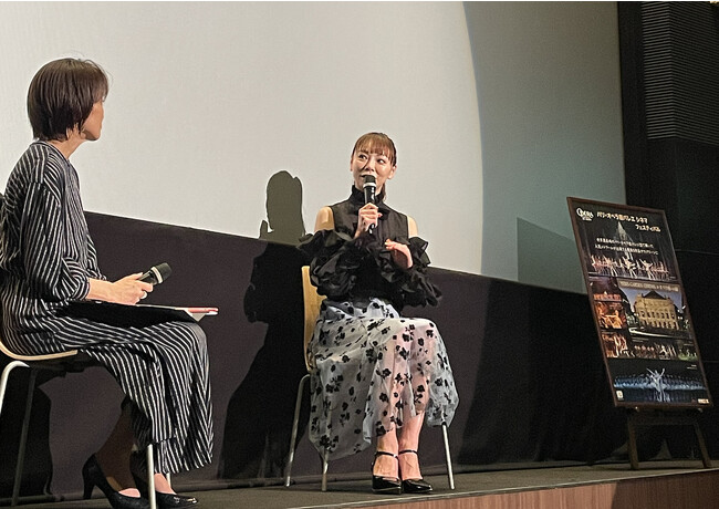 2019年版『白鳥の湖』トーク中の様子 2019年版『白鳥の湖』トーク中の様子
