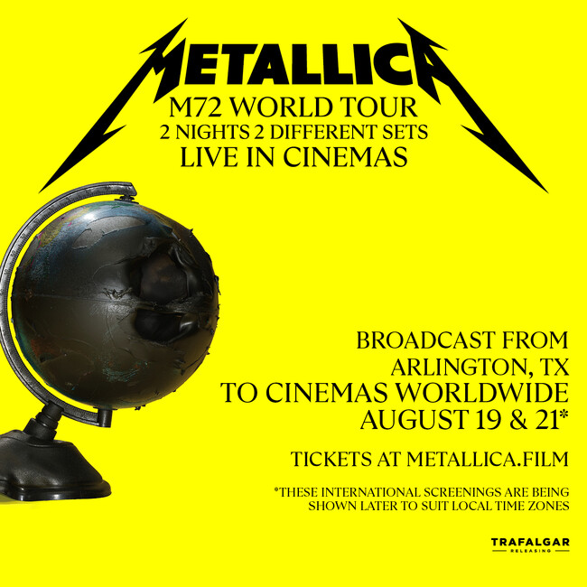 メタリカ『M72 World Tour Live From Arlington, TX』 メタリカ『M72 World Tour Live From Arlington, TX』