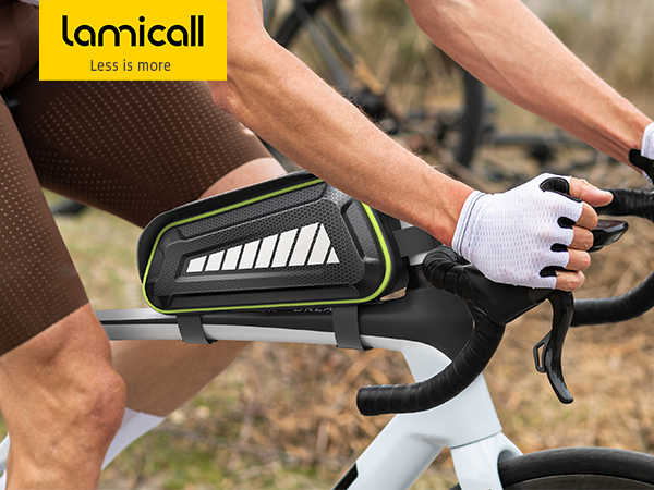 Lamicallから自転車用トップチューブバッグが新登場。完全防水でスマホもセット可能｜ラミカル・ジャパン株式会社のプレスリリース