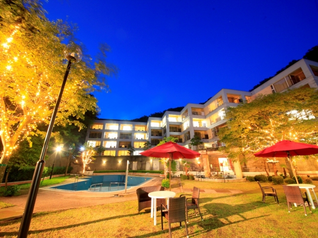 中庭も当館の自慢のひとつです