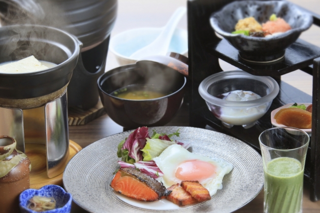 地産地消の朝食