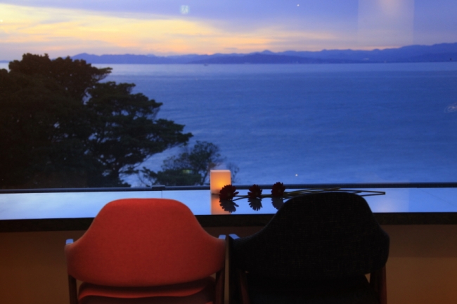 西伊豆今宵ロビーからの景観