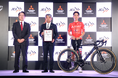 三菱自動車とトップパートナーシップ契約を締結