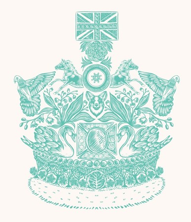 女王のゆかりのデザインパーツで構成された王冠モチーフはフォートナム・アンド・メイソンオリジナル