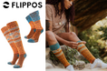 段階的着圧と独創的デザインの「FLIPPOS」全国の楽歩堂で販売開始