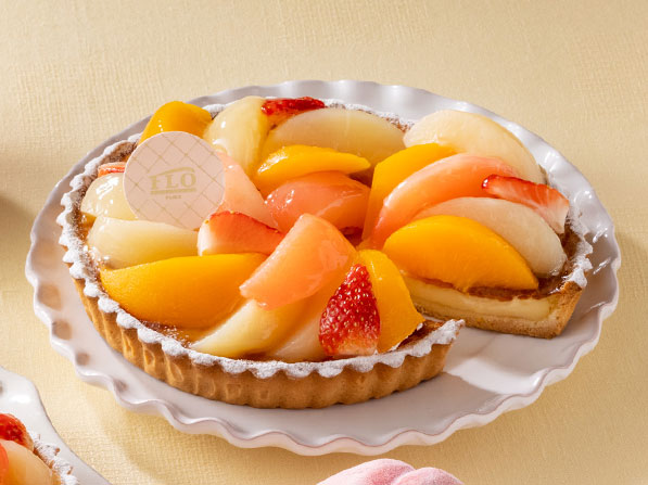 【6月16日限定】桃づくしのタルト～プリン～