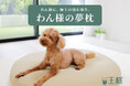 わん様に、極上の寝心地を。ロングセラー枕「王様の夢枕」などを発売する「王様」ブランド、超極小ビーズをたっぷり使った犬用ベッド「わん様の夢枕」10月7日(火)新発売。
