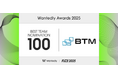 BTM 「Wantedly Awards 2025」において約40,000社の中からBEST100社に選出
