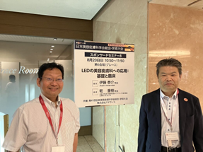 大阪大学・乾先生（左）と 浜松医科大学・伊藤先生（右）