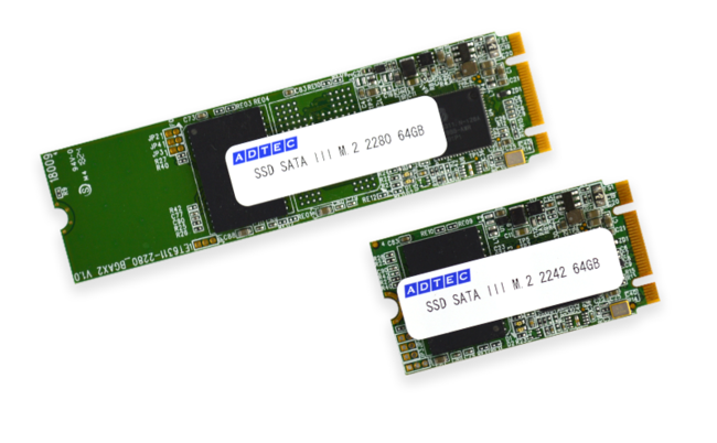産業用途向け SSD (M.2)