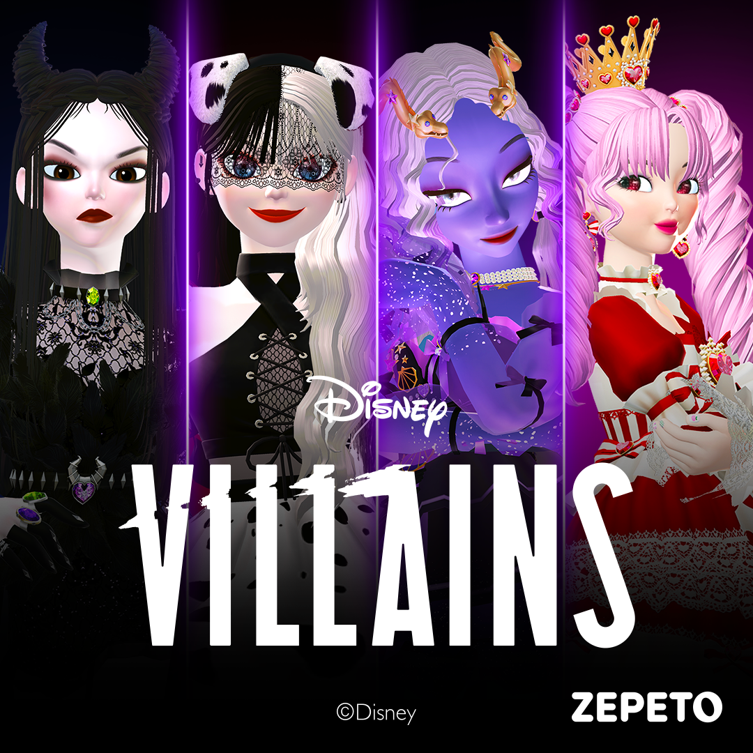 【zepeto】魅惑の悪役たち「ディズニーヴィランズ」モチーフの3dファッションアイテムを展開！｜naver Z Corporationの