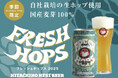国産麦芽100%、生ホップを使用した常陸野ネストビール 「フレッシュホップス2025」 9月下旬数量限定販売