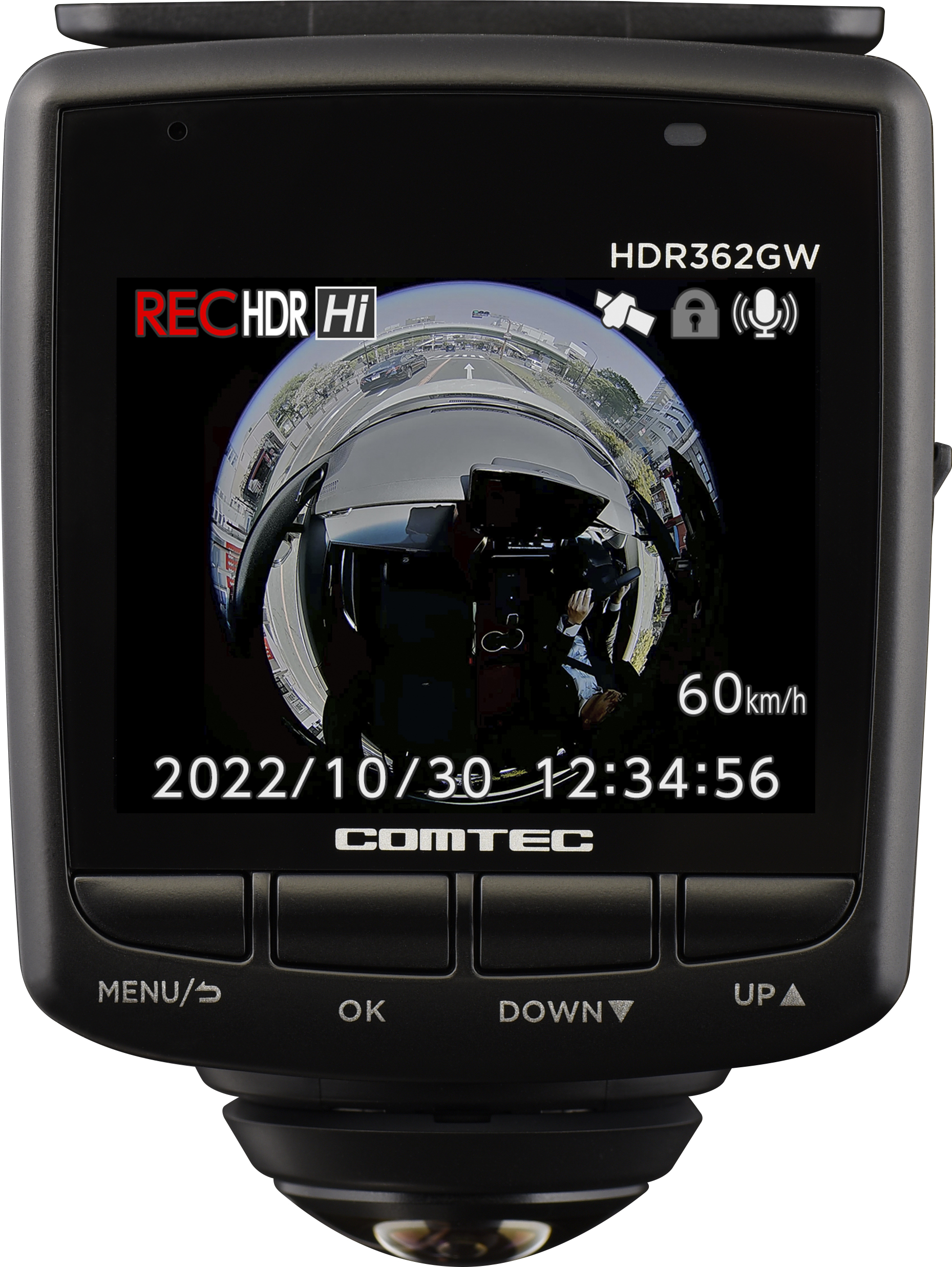 360°カメラ＋リヤカメラのコンパクトモデル「HDR362GW」発売