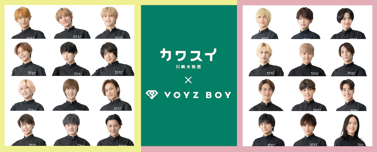 VOYZ BOYが公式アンバサダーを務める「カワスイ」でオリジナルグッズ第