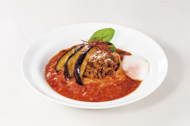『茄子と挽肉のアラビアータ冷麺』930円（税込）