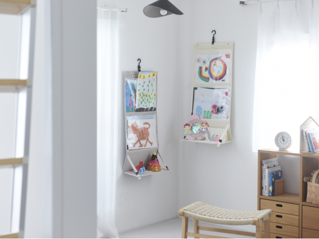 子どもの作品を飾って収納、A3サイズ登場｜bon moment