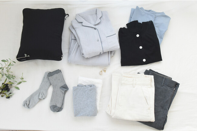 Lサイズは2泊分+パジャマを入れることも