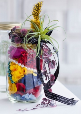【mason jar flower arrangement】アーティフィシャルフラワー6,804円