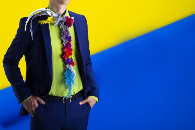 Flower tie -KIRA KIRA design‐