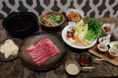 “仙台牛しゃぶしゃぶ”とご当地“せり鍋”を「テラスのこたつ席」で味わう。『こたつ鍋プラン』　12月1日（水） より販売開始