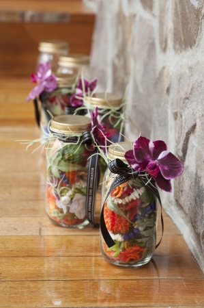 【mason jar flower arrangement 2016】