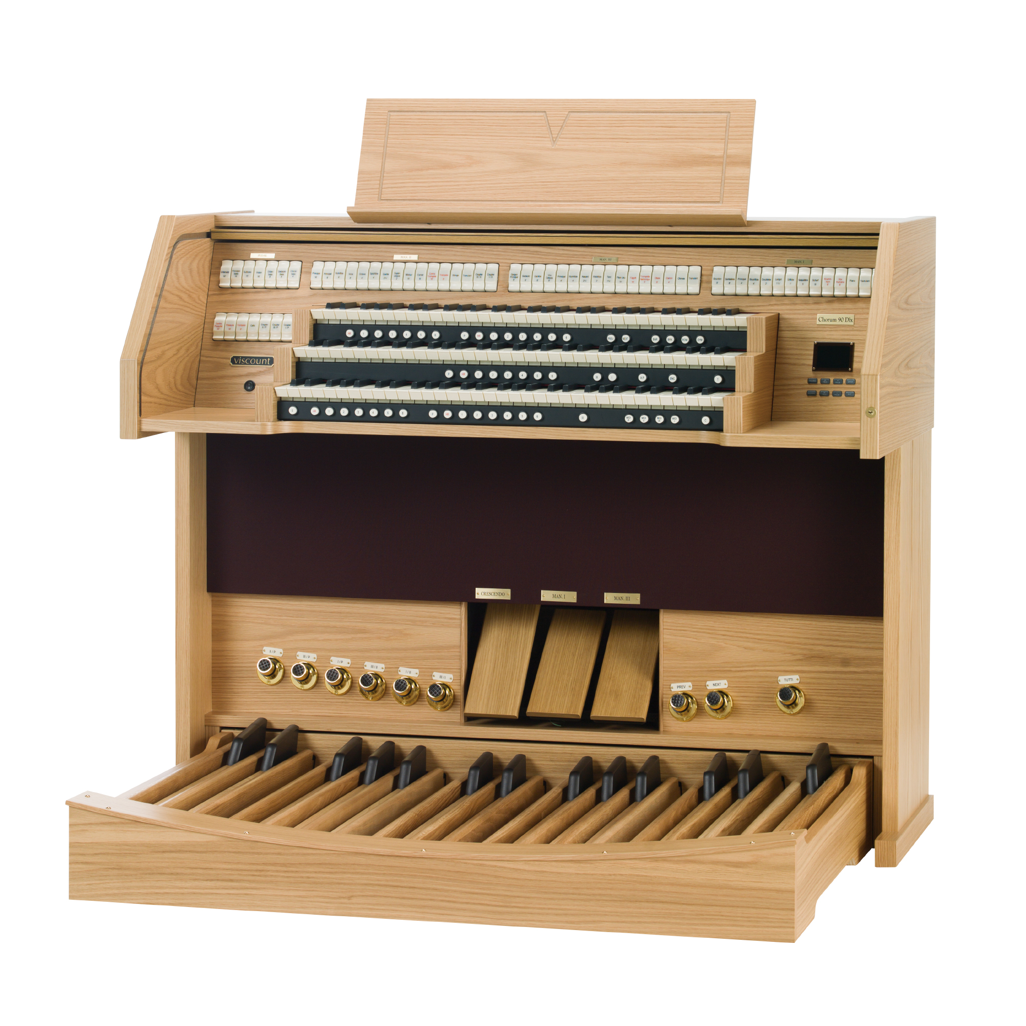バイカウント オルガンベンチ・足鍵盤(MIDI改造) - 楽器