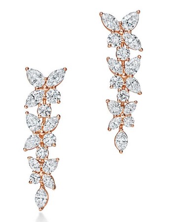 ティファニー ビクトリア ミックス クラスター ダイヤモンド ドロップ ピアス ￥5,300,000-(税別)