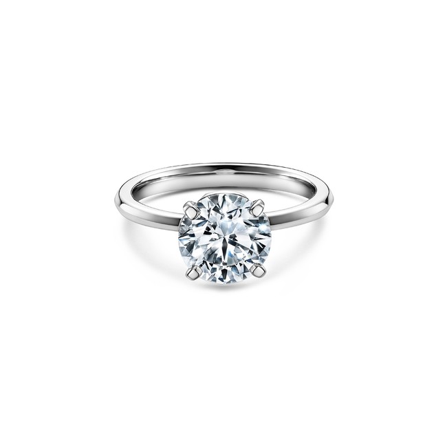 45258★Tiffany\u0026Co.★ トゥルー ダイヤモンド 婚約指輪 D0.215ct