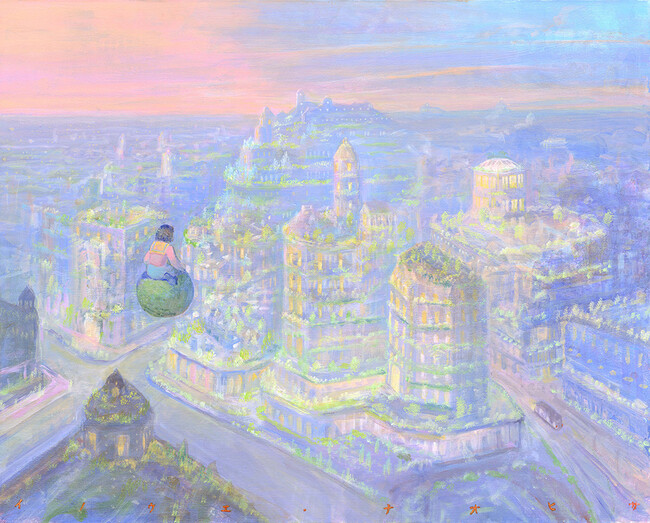 「父帰る日」30F(原画) 「父帰る日」30F(原画)