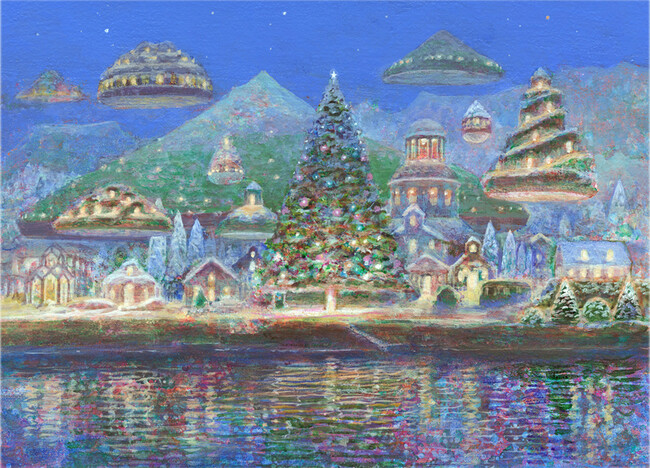 「心はずむ日」25x35cm(版画) 「心はずむ日」25x35cm(版画)