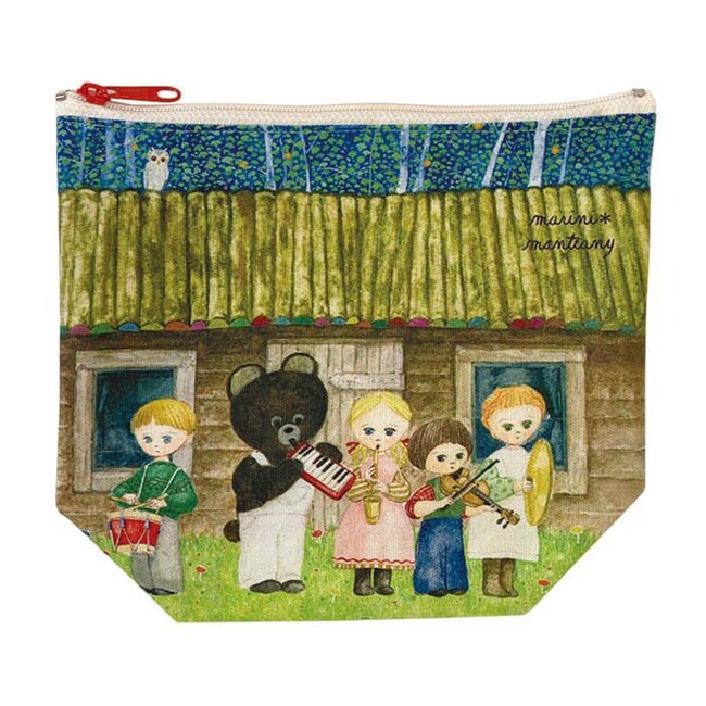 マリーニ＊モンティーニ　マチ付きポーチ「Quintet」