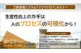【2月26日(木)開催】工数管理システム「クラウドログ」セミナー『生産性向上のカギは人のプロセスの可視化から！』