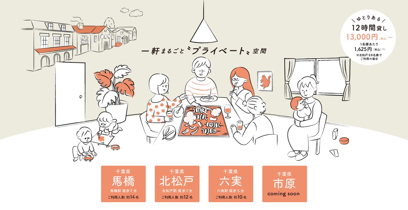 灯りが消えた家 空き家 に新たな暮らしの灯を 終日貸し切り 自由に使える一軒家のレンタルハウス Relaya リラヤ が千葉県松戸市に本日open リラヤ株式会社のプレスリリース 灯りが消えた家 空き家 に新たな暮らしの灯を 終日貸し切り 自由に使える一軒家のレンタルハウス Relaya リラヤ が千葉県松戸市に本日open リラヤ株式会社のプレスリリース