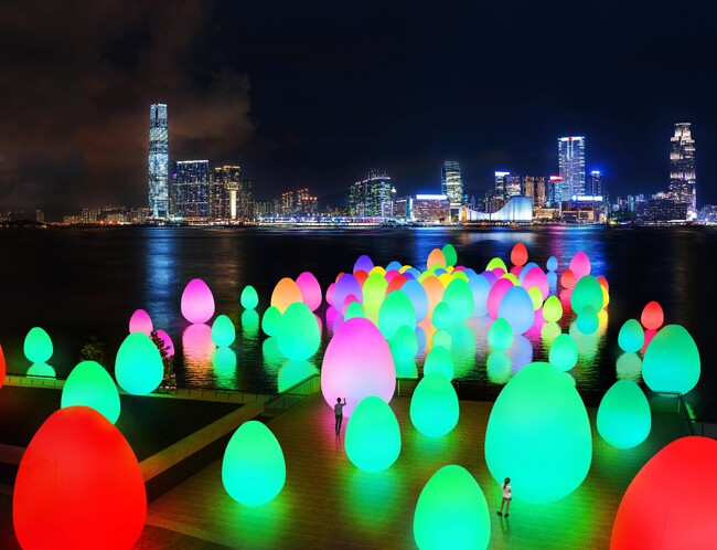 Art@Harbour 2024_teamLab’s “Continuous” (C)Leisure and Cultural Services Department