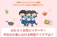 「はたらく女性にリサーチ!平日の夕食における時短アイデアは?」