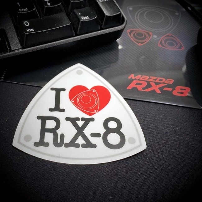 I LOVE RX-8 ステッカー