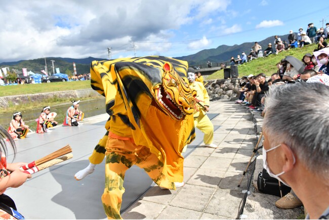 ▲ 大沢虎舞 (岩手県山田町)-三陸芸能大発見サミット2023より-