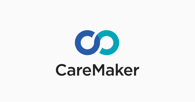CareMakerを形容する「繋がり」「循環」「人と人」の共通項をシンプルな形に削ぎ落とし、普遍的な無限性を象徴するシンボルに刷新
