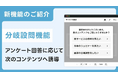 資料請求後の「放置」をゼロへ。ナーチャリングAI『immedio Box』が、見込み顧客の商談化と既存顧客のLTV向上を同時に加速させる「分岐設問機能」を公開