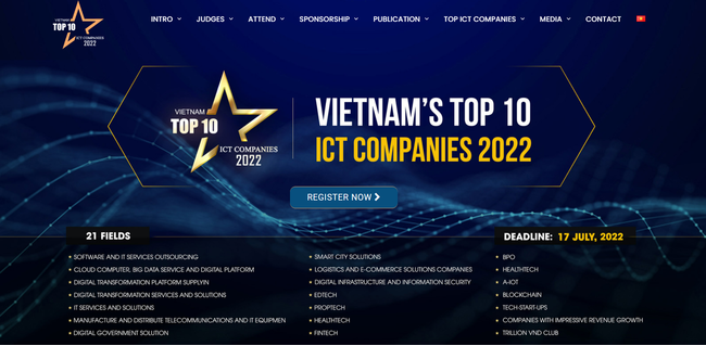 ベトナムのICT企業トップ10