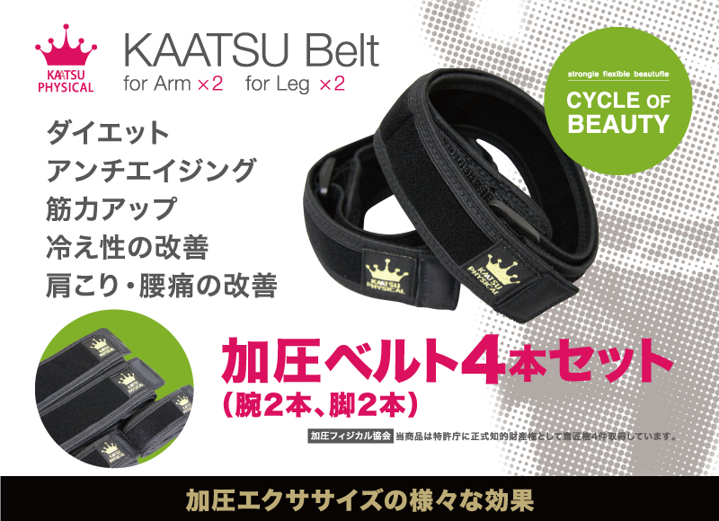 加圧ベルト4本セット Mサイズ Sato Sports Plaza KAATSU