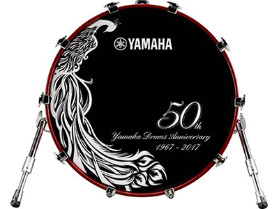 細部にわたり豪華な趣向を凝らした限定セット ヤマハ ドラムス50周年