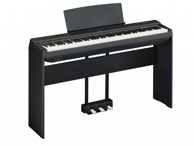 ヤマハ 電子ピアノ『P-125B』　価格＝オープンプライス ＊スタンド「L-125B」、  ペダルユニット「LP-1B」は別売です。  