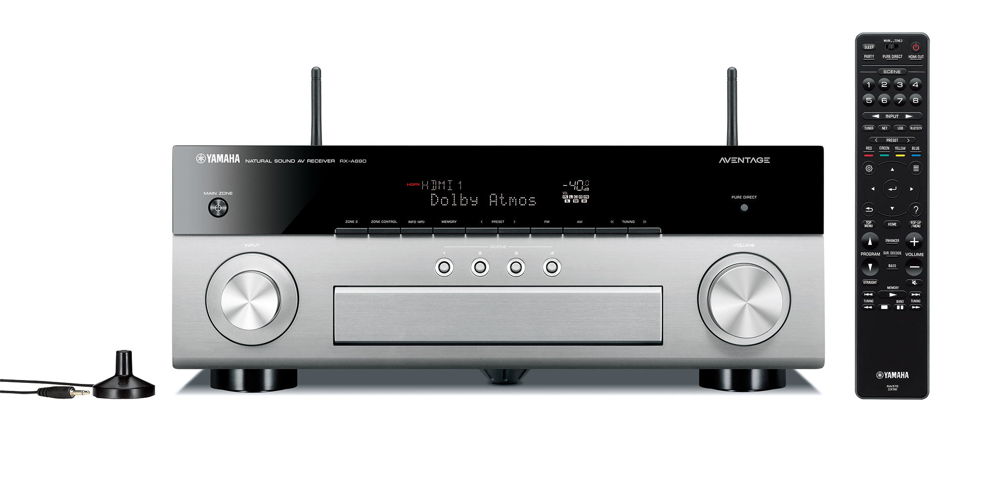 高音質と臨場感を追求し、ネットワーク周辺機能も強化　Dolby Atmos(R)*1＆DTS:X(TM)*2対応デュアル7.1chモデルを発売　ヤマハ AVレシーバー『RX-A880』『RX-A780』